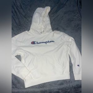 Champion white hoodie